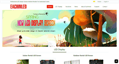 Desktop Screenshot of eachinled.com